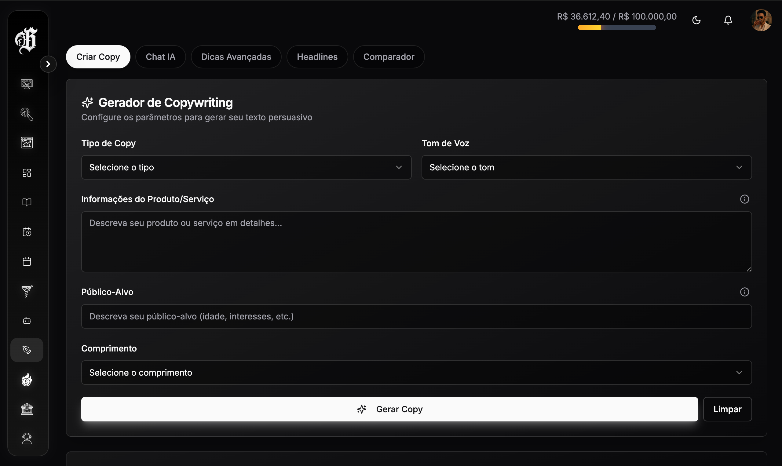 Copywriting Generator